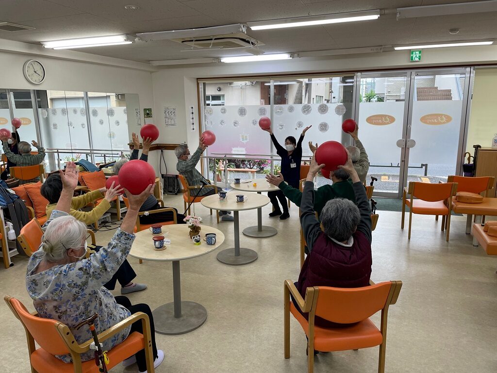 ボール体操・筋トレ